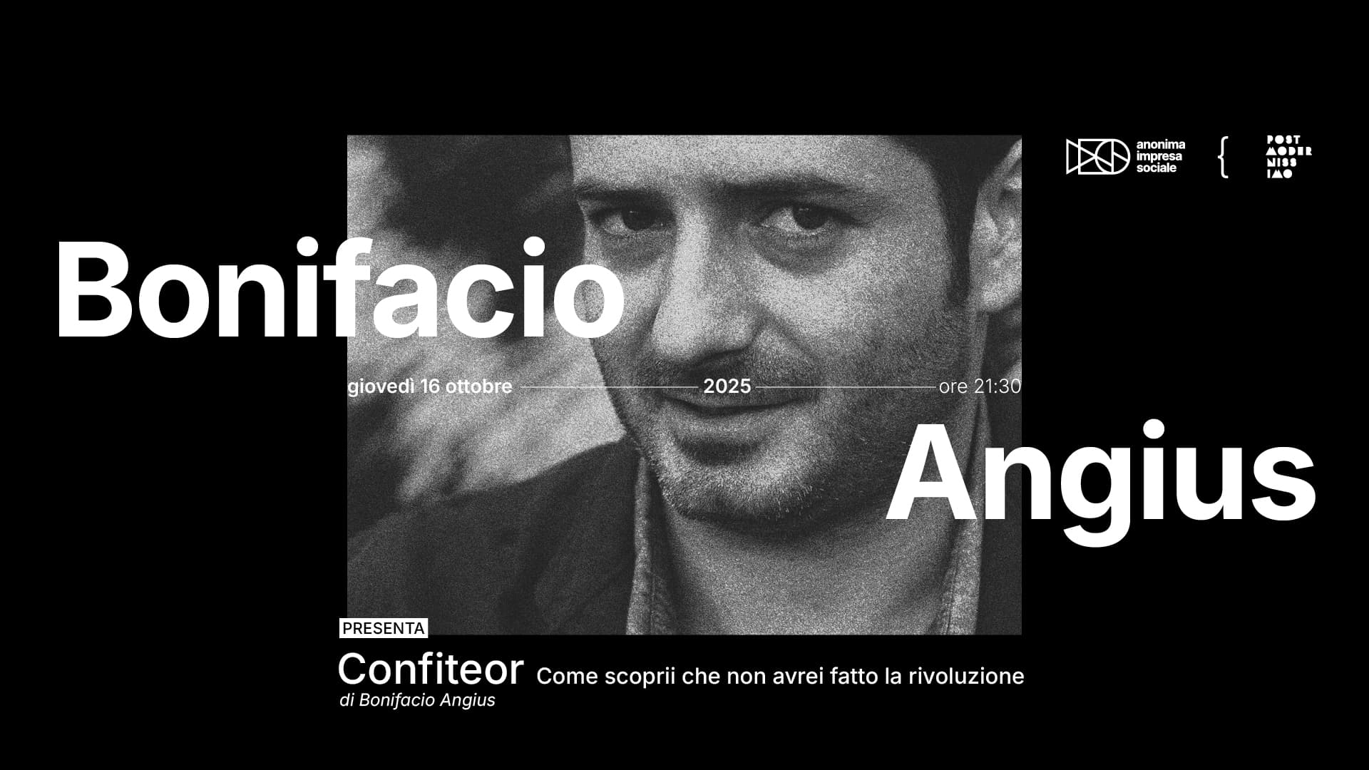 Bonifacio Angius presenta Confiteor