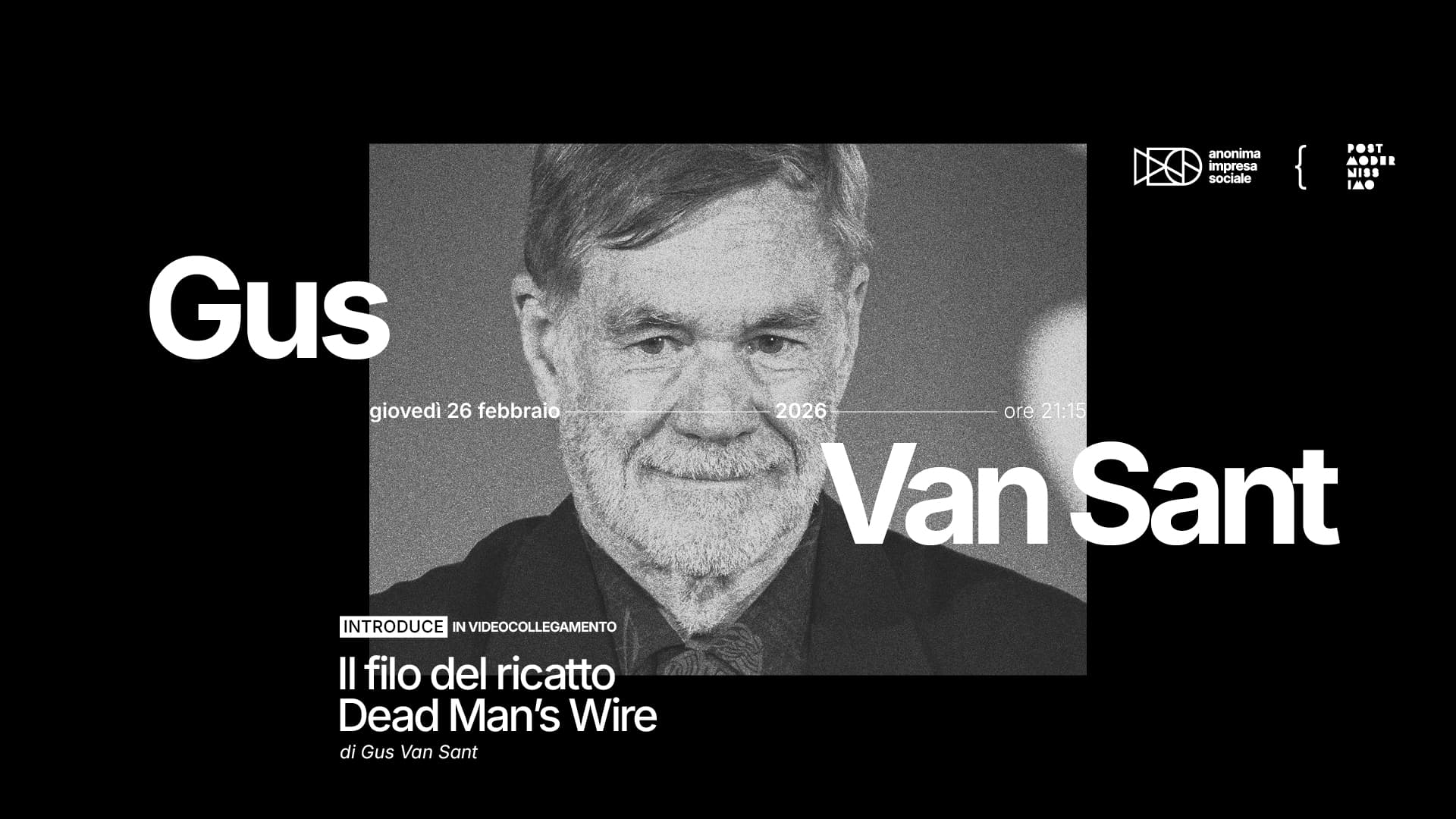 Gus Van Sant presenta Il filo del ricatto