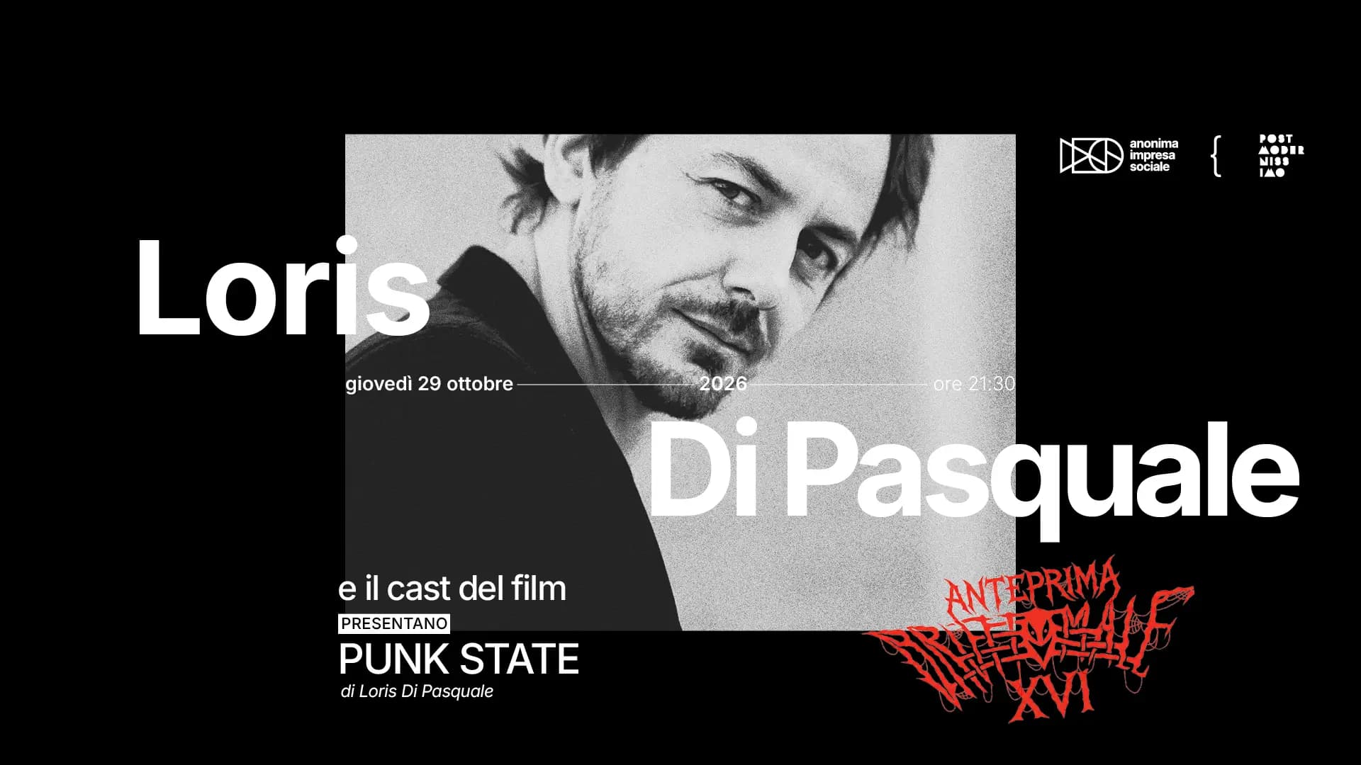 Loris di Pasquale e il cast del film presentano Punk State