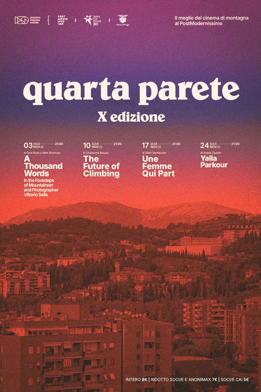 QUARTA PARETE - X edizione