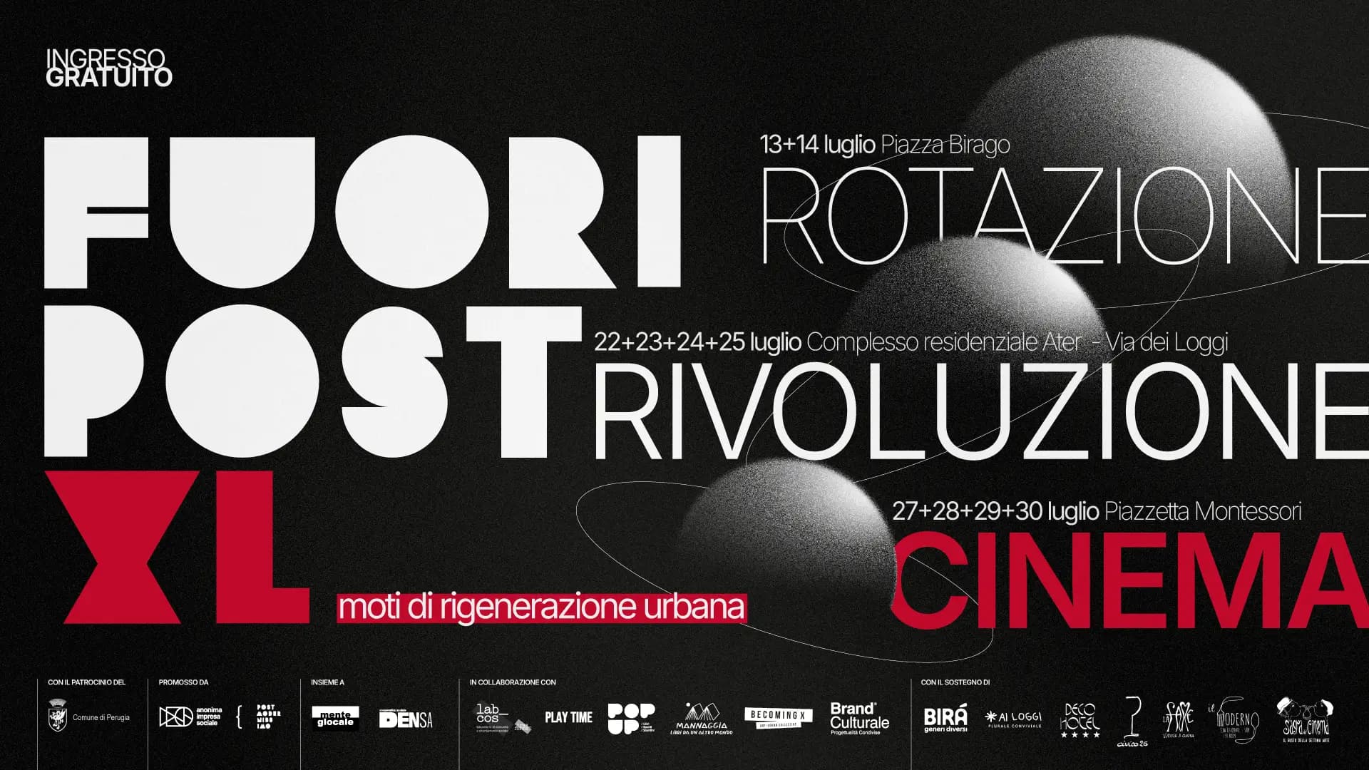 Fuori Post XL – Rotazione, Rivoluzione e Cinema
