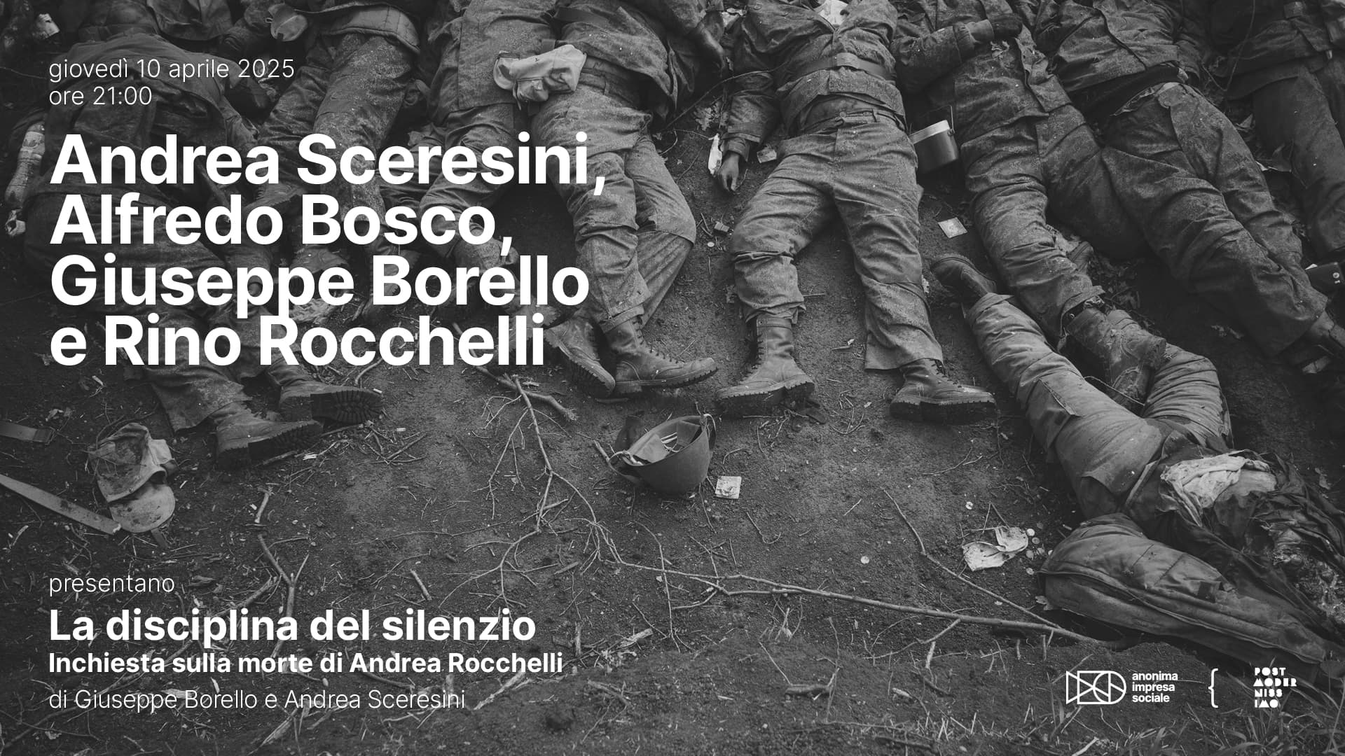 La disciplina del silenzio – inchiesta sulla morte di Andy Rocchelli e Andrej Mironov