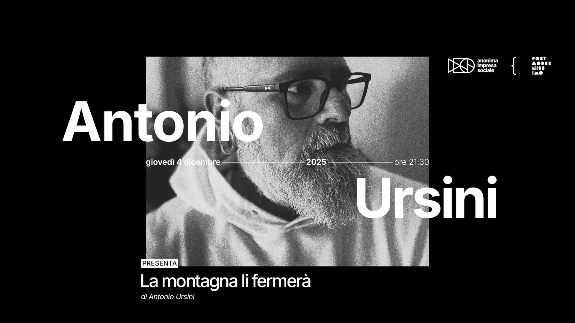 Antonio Ursini presenta La montagna li fermerà