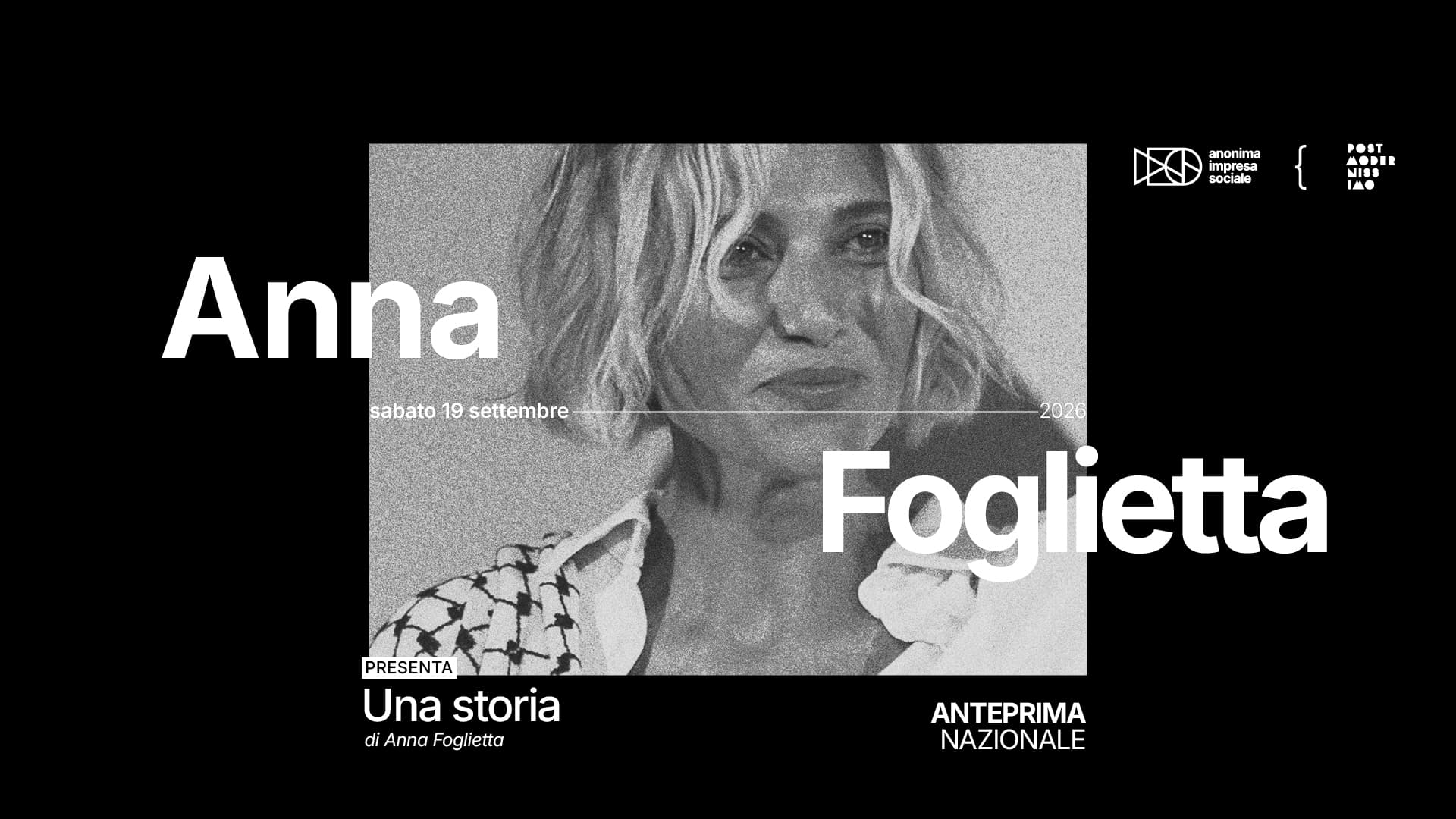 Anna Foglietta presenta Una storia